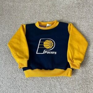 Vintage 90s Indiana pacers mighty Mac toddler size crewneck sweatshirt 24m